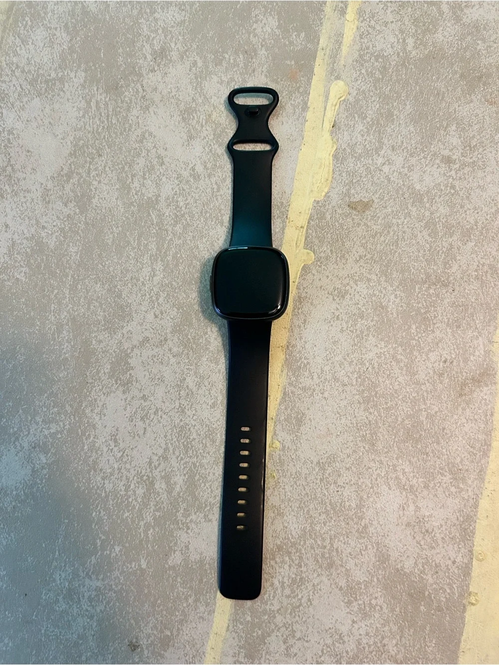 fitbit Black Silicone Band Smartwatch